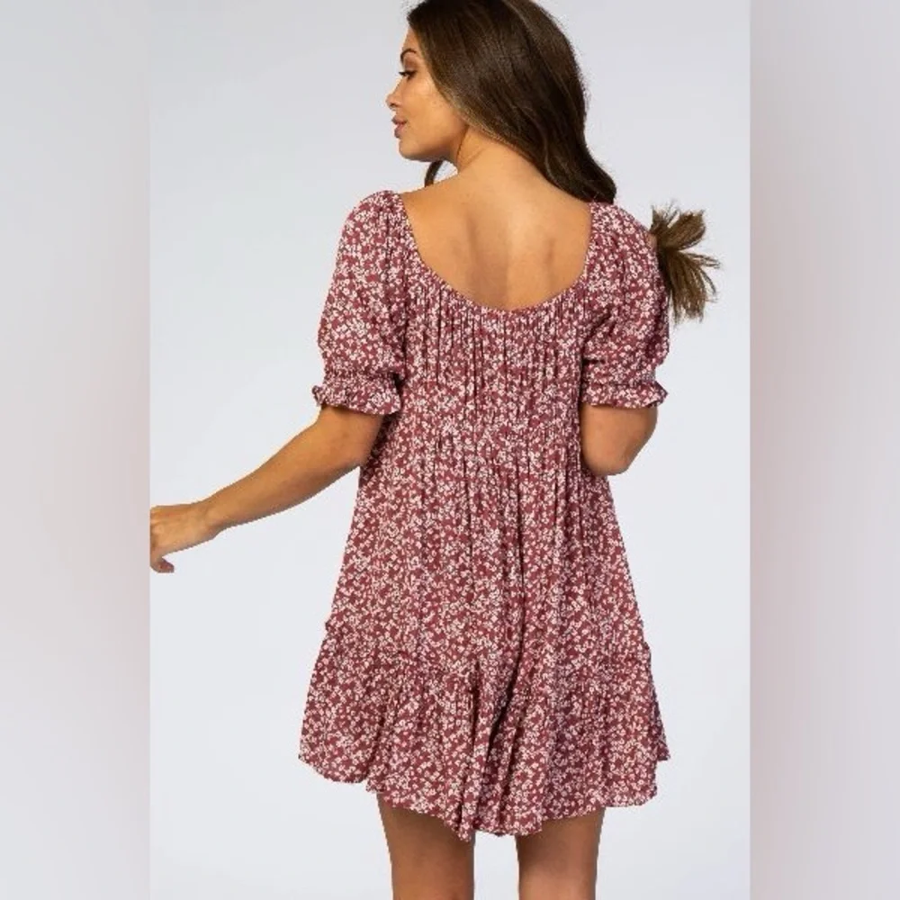 Pinkblush dainty flower floral print mini dress nwt - Picture 3 of 11